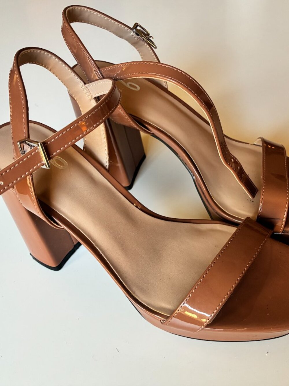 Platform ankle strap heels